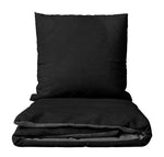 Fleece Bettwäsche Set Uni Design in vier Farben, Mit Wende Seite und Reißverschluss, Wählbare Größe