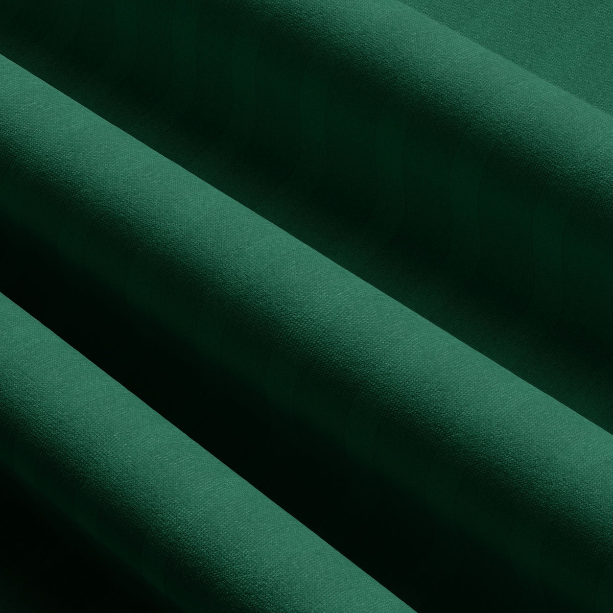 Feine Struktur von Baumwolle-Satin mit Damast-Streifen in Smaragdgrün – hochwertig & weich