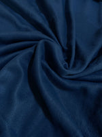 Thermofleece Spannbettlaken Dunkelblau Kuschelig Mit Rundumgummi Größe Wählbar