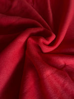 Thermofleece Spannbettlaken Rot Kuschelig Mit Rundumgummi Größe Wählbar