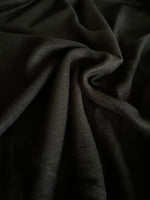 Thermofleece Spannbettlaken Schwarz Kuschelig Mit Rundumgummi Größe Wählbar