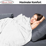 Maximaler Komfort mit weiß Kuscheldecke von Leonado Vicenti